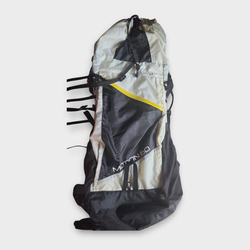 Klymit Motion 60 Backpack Gray White Hiking Camping Trekking Air Frame Pack